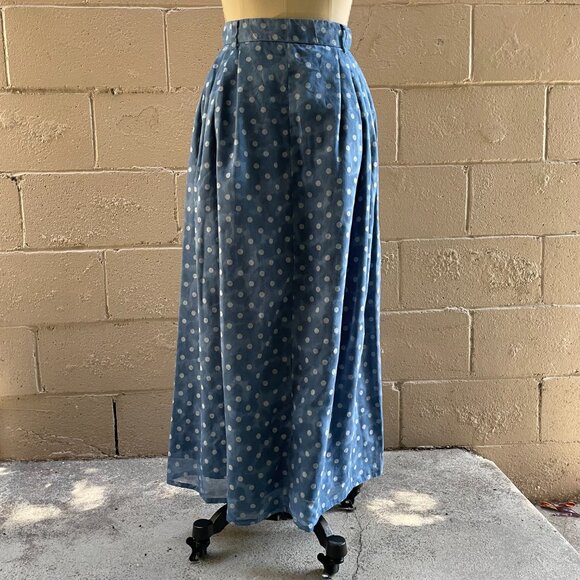 Unique home sewn button front maxi skirt - Picture 4 of 7